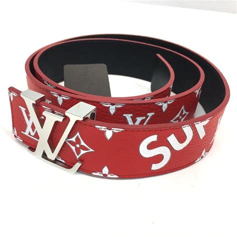 cinturones lv|supreme x louis vuitton belt.